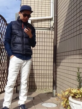 「G-STAR RAW（ジースターロゥ）のアイテム（帽子）」を使った、Dj MushRoomさん（メンズ・170cm）の春コーディネート