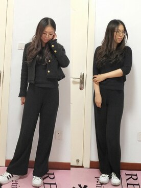 「working style」｜「アイテム（ブルゾン）」を使った、Joyyeyejoyさん（レディース・163cm）の春コーディネート