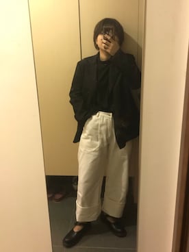 「アイテム（フォーマルスーツ/小物）」を使った、狗虎犬さん（レディース・153cm・10代）の秋コーディネート