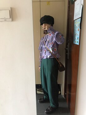 「アイテム（ローファー）」を使った、狗虎犬さん（レディース・153cm・10代）の秋コーディネート