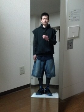 「SWAGGER（スワッガー）のアイテム（パンツ）」を使った、エイチエムさん（メンズ・174cm）の春コーディネート