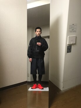 「ＣＡＭＥＬ（キャメル）のアイテム」を使った、エイチエムさん（メンズ・174cm）の冬コーディネート