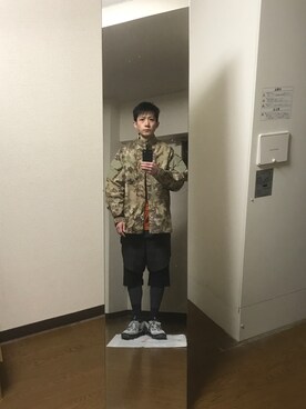 「Wizzard（ウィザード）のアイテム（パンツ）」を使った、エイチエムさん（メンズ・174cm）の冬コーディネート