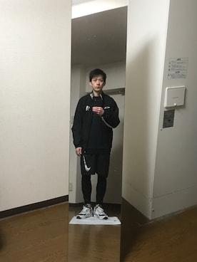「アイテム（ブルゾン）」を使った、エイチエムさん（メンズ・174cm・40代）の冬コーディネート