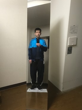 「アイテム（ブルゾン）」を使った、エイチエムさん（メンズ・174cm・40代）の冬コーディネート