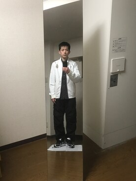 「アイテム（ブルゾン）」を使った、エイチエムさん（メンズ・174cm・40代）の春コーディネート