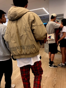 「Montley（モーレー）のアイテム」を使った、yuuさん（メンズ・188cm）の冬コーディネート