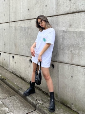 「4GEEKS BY SPIRALGIRL（フォーギークスバイスパイラルガール）のアイテム」を使った、MIRIさん（レディース・163cm）の春コーディネート
