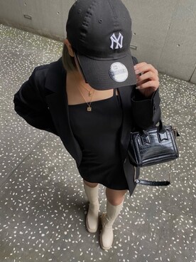 「SPIRALGIRL（スパイラルガール）のアイテム（テーラードジャケット）」を使った、MIRIさん（レディース・163cm）の冬コーディネート