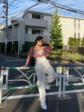 「SPIRALGIRL（スパイラルガール）のアイテム（キャミソール）」を使った、MIRIさん（レディース・163cm）の春コーディネート