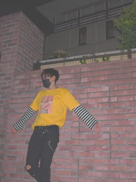 「me（ミイ）のアイテム」を使った、RIKUさん（メンズ・178cm）の夏コーディネート