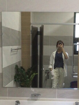 「pegadorのアイテム（サンダル、ブラック系）」を使った、Sobamさん（レディース・160cm）の夏コーディネート