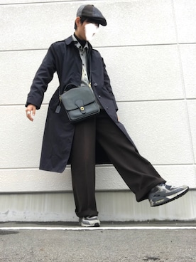 「Yves Saint Laurent（イヴサンローラン）のアイテム（パンツ）」を使った、kjyさん（メンズ・169cm）の秋コーディネート