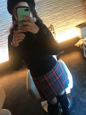 「黒が好き」｜84さん（レディース・161cm）の春コーディネート