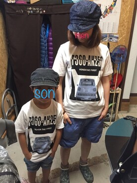 「PHATEE（ファッティー）のアイテム（帽子）」を使った、めんさん（レディース・149cm）の夏コーディネート