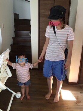 「PHATEE（ファッティー）のアイテム（帽子）」を使った、めんさん（レディース・149cm）の夏コーディネート