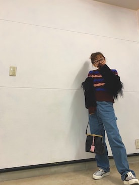 「JULIEN DAVID（ジュリエンデビッド）のアイテム」を使った、mailyさん（レディース・154cm）の冬コーディネート