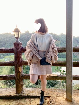 「apres jour（アプレジュール）のアイテム（マウンテンパーカー）」を使った、🌸 Ginny  🌸さん（レディース・150cm）の冬コーディネート