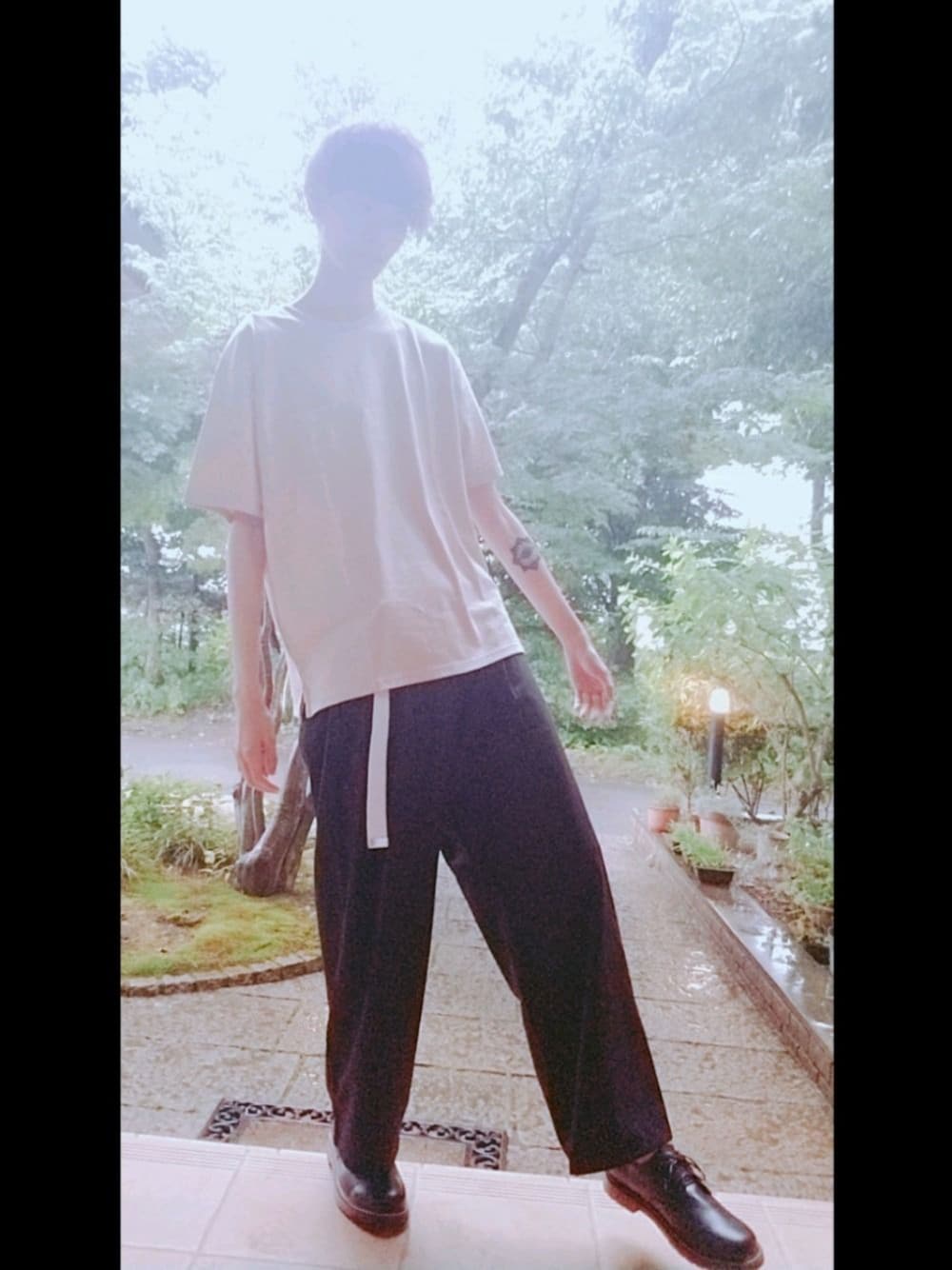 「キレイめ、大人コーデ」｜「WEGOのアイテム（その他パンツ、ブラック系）」を使った、よこよこさん（メンズ・183cm）の夏コーディネートの1枚目の写真