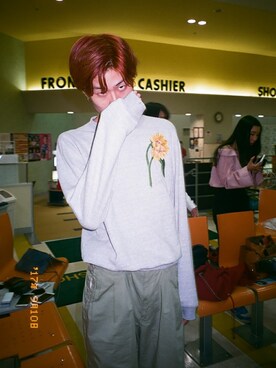 「DIGAWEL（ディガウェル）のアイテム（その他パンツ）」を使った、kentさん（メンズ・182cm）の冬コーディネート