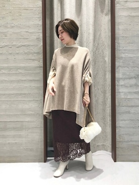 「noble」｜「アイテム（バッグ）」を使った、noble_ayumiさん（レディース・155cm）の秋コーディネート