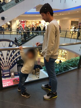 「AZIONE（アジオネ）のアイテム」を使った、OSARUKUNさん（メンズ・171cm）の冬コーディネート