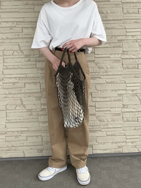 「Filt（フィルト）のアイテム」を使った、エリカさん（レディース・160cm）の春コーディネート