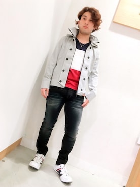 ららぽーと海老名 HIDEAWAYSさん（メンズ・165cm）の春コーディネート
