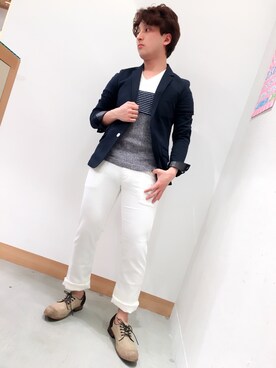 ららぽーと海老名 HIDEAWAYSさん（メンズ・165cm）の春コーディネート