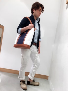 ららぽーと海老名 HIDEAWAYSさん（メンズ・165cm）の春コーディネート