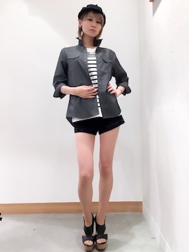 「CECIL McBEE（セシルマクビー）のアイテム（アクセサリー）」を使った、ららぽーと海老名 HIDEAWAYSさん（レディース・165cm）の夏コーディネート