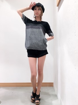 「CECIL McBEE（セシルマクビー）のアイテム（アクセサリー）」を使った、ららぽーと海老名 HIDEAWAYSさん（レディース・165cm）の夏コーディネート