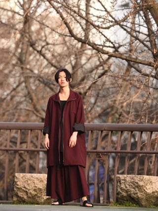 BISHOOL（ビシュール）の「BISHOOL Wool Gabardine 90 Zip Coat