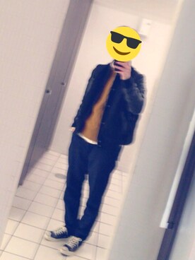 「ジャックパーセル」｜「アイテム（スタジャン）」を使った、jaさん（メンズ・166cm）の冬コーディネート