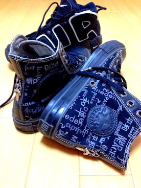 「アイラブCONVERSE」｜💿ΣAS∀さん（メンズ・165cm）の秋コーディネート