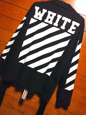 「OFF-WHITE」｜「アイテム（ミリタリージャケット）」を使った、💿ΣAS∀さん（メンズ・165cm）の冬コーディネート