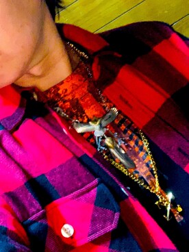 「OFF-WHITE」｜「アイテム（スウェット）」を使った、💿ΣAS∀さん（メンズ・165cm）の冬コーディネート