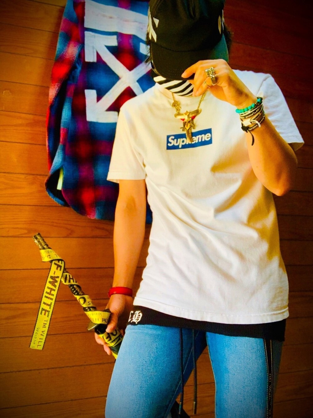 OFF WHITE コーデのワンポイントにもぴったり◎ ブレスレット OFF WHITE コーデのワンポイントにもぴったり◎ ブレスレット