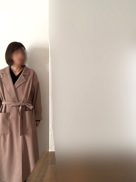 「Samansa Mos2 blue（サマンサモスモスブルー）のアイテム（アクセサリー）」を使った、ゆうみ(*^^*)さん（レディース・157cm）の冬コーディネート