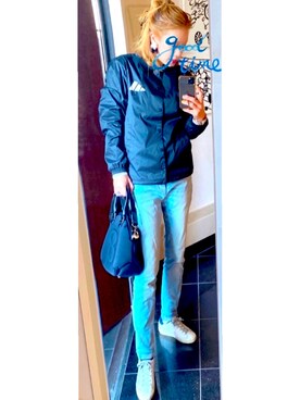 「muta（ムータ）のアイテム（バッグ）」を使った、mossanさん（レディース・162cm）の冬コーディネート