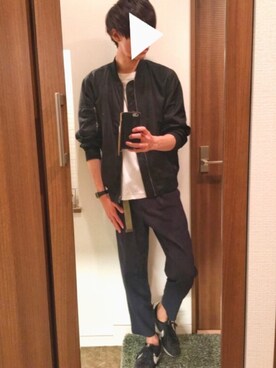トリノユウさんの「BY チューブ 1ポケット Tシャツ-MADE IN JAPAN- ：◆」を使ったコーディネート