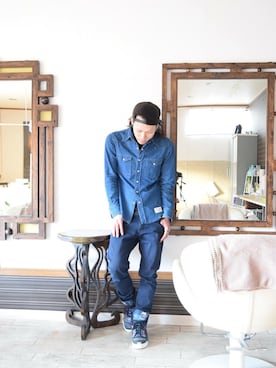 上水流(弟)さん(メンズ・171cm)の冬コーディネート