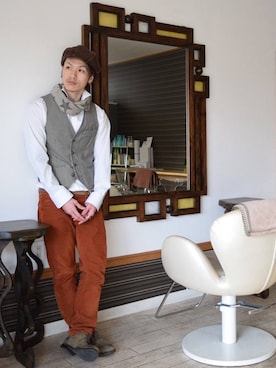 上水流(弟)さん(メンズ・171cm)の春コーディネート