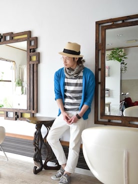 上水流(弟)さん(メンズ・171cm)の春コーディネート