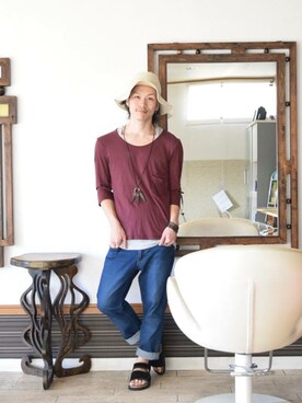 上水流(弟)さん(メンズ・171cm)の秋コーディネート