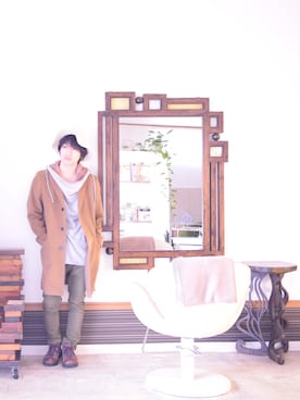 上水流（弟）さん（メンズ・171cm）の冬コーディネート