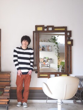 上水流（弟）さん（メンズ・171cm）の冬コーディネート