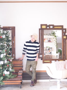 上水流（弟）さん（メンズ・171cm）の冬コーディネート