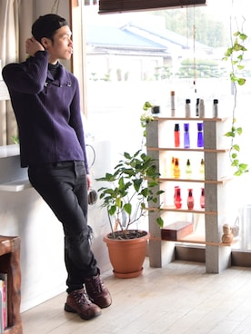 上水流（弟）さん（メンズ・171cm）の冬コーディネート