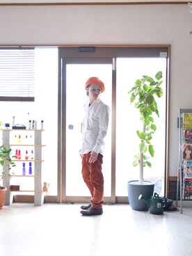 上水流（弟）さん（メンズ・171cm）の冬コーディネート